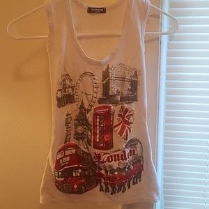 Womens LONDON Tank top, size small